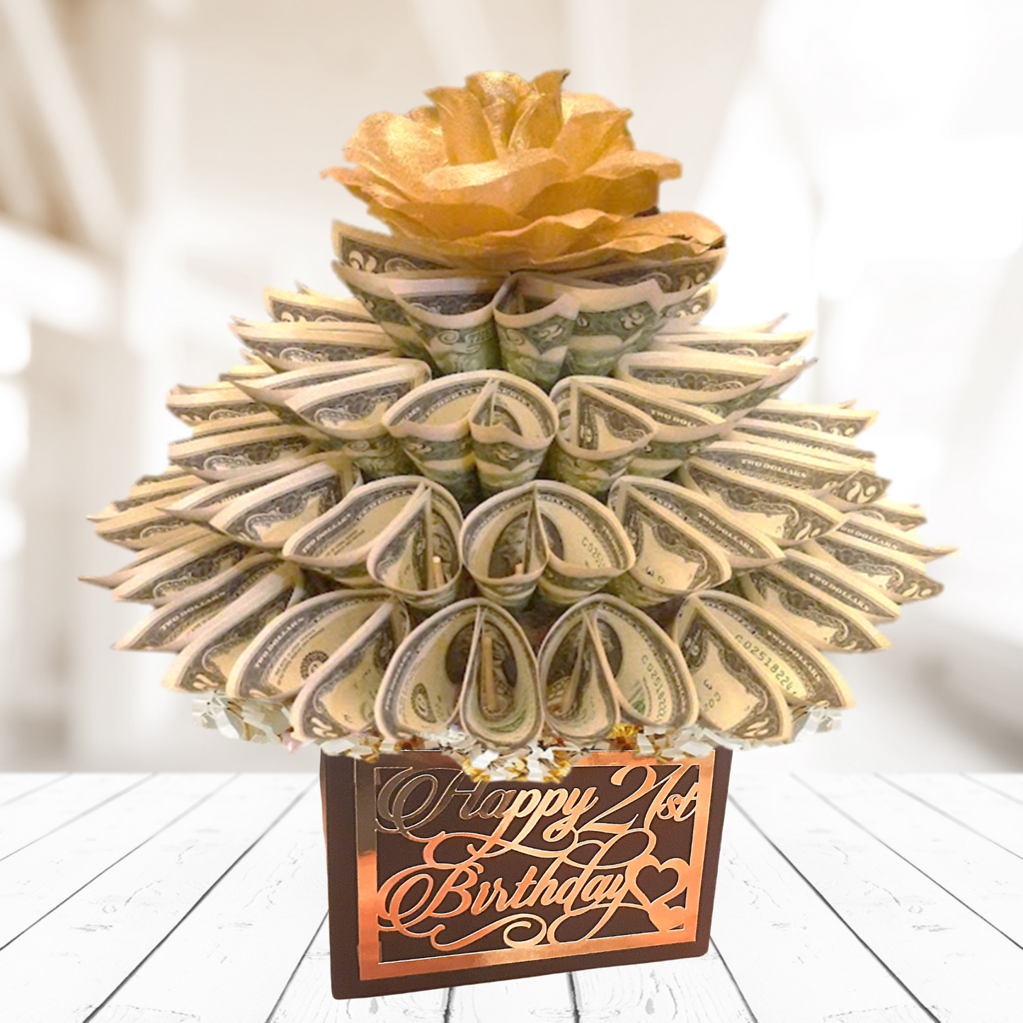 Birthday Money Bouquet With Age