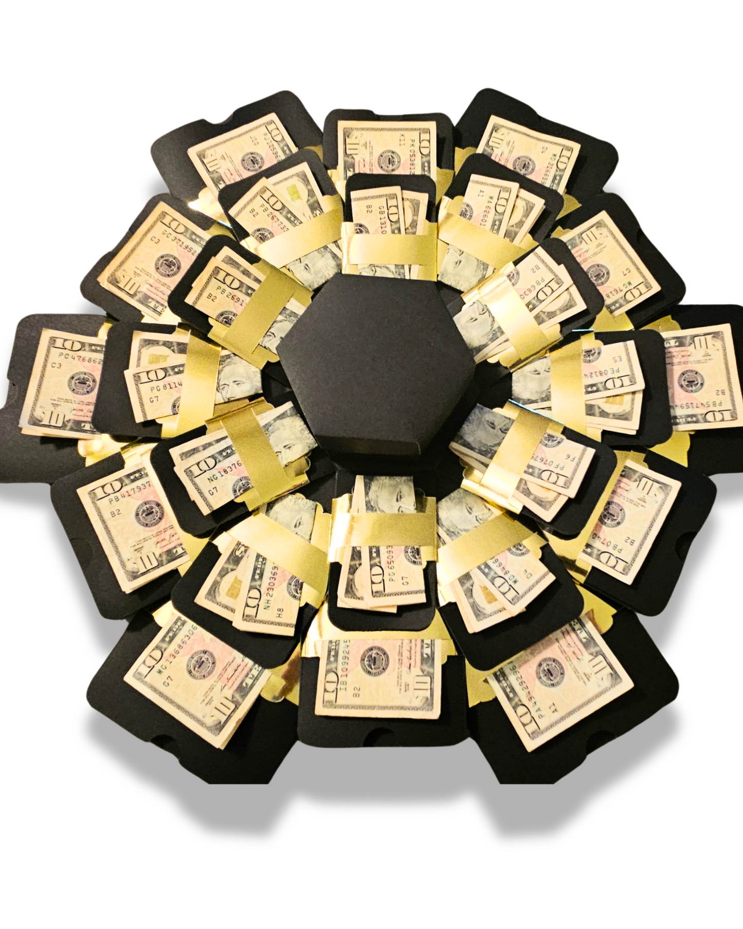 Black Graduation Explosion Money Gift Box