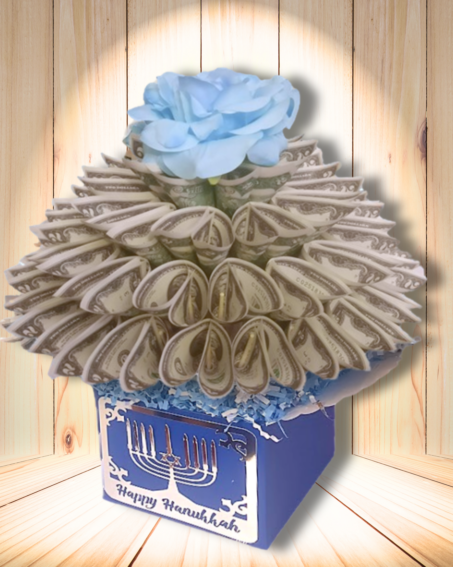 Hanukkah Money Bouquet by Spendable Arrangements