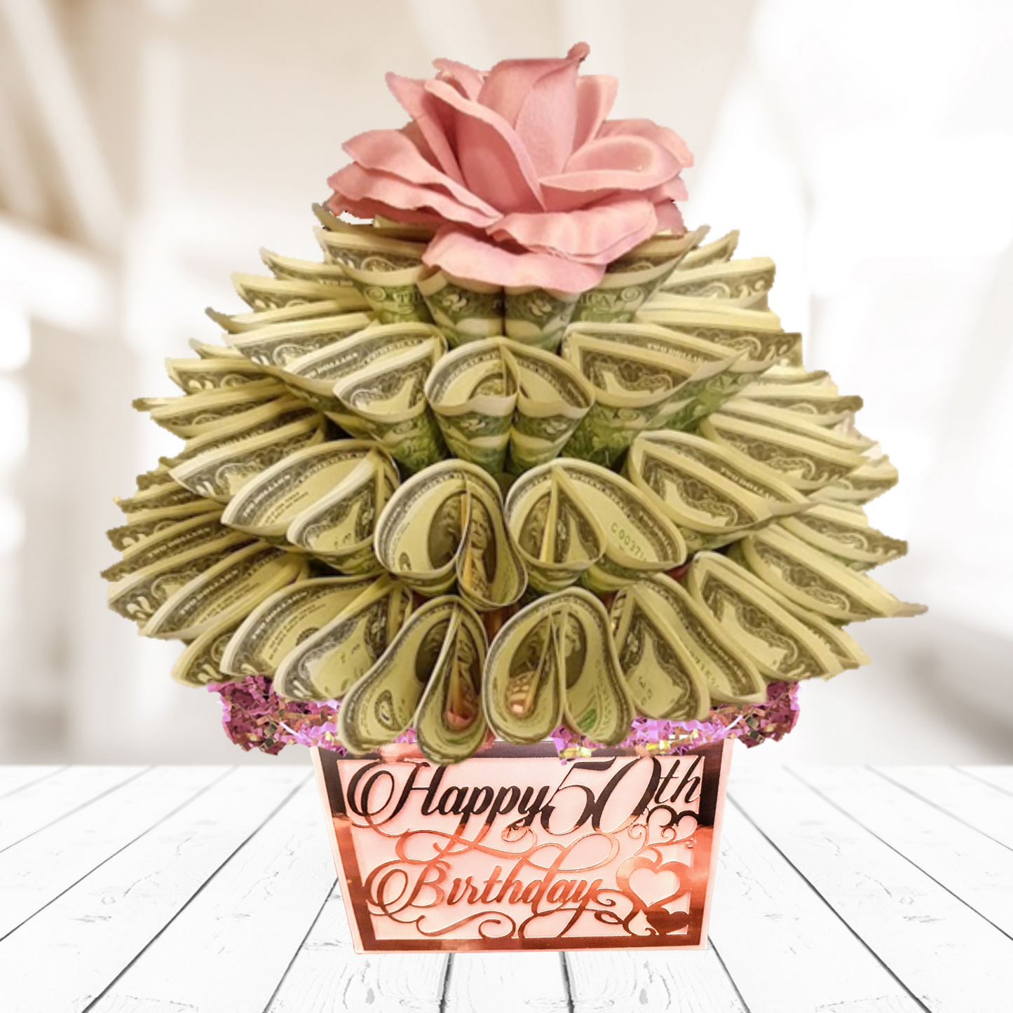 Birthday Money Bouquet With Age