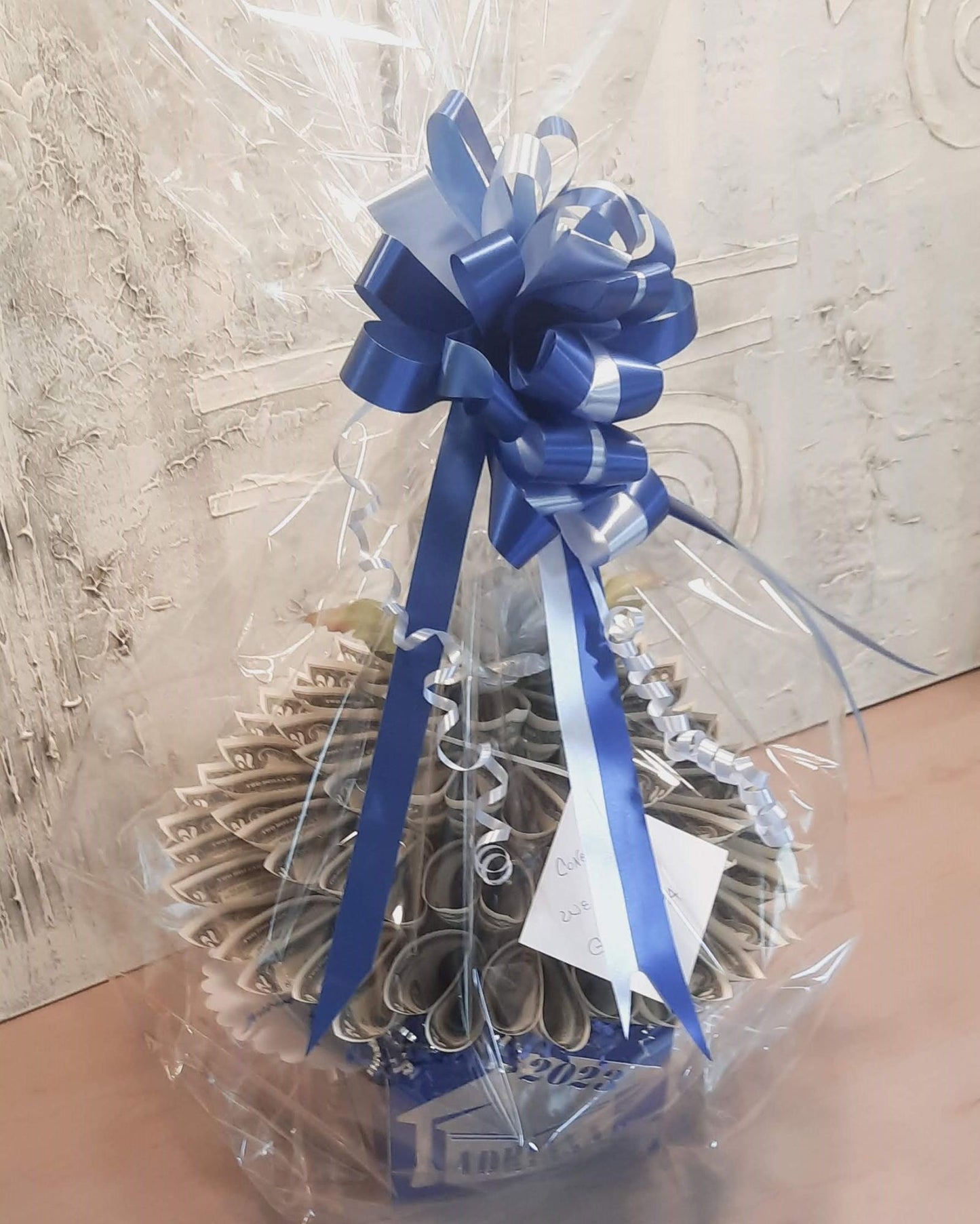 Graduation Real Money Bouquet Personalized With Graduate's Name