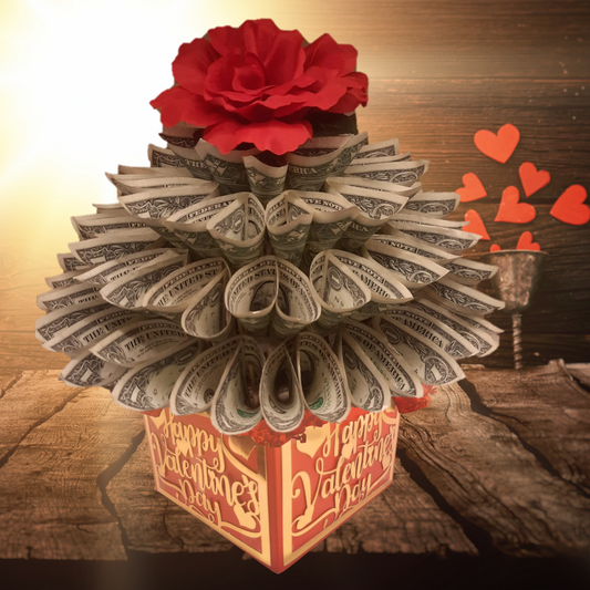 Valentine's Day Money Bouquet