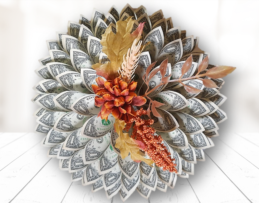 Autumn / Thanksgiving Money Bouquet by Spendable Arrangements