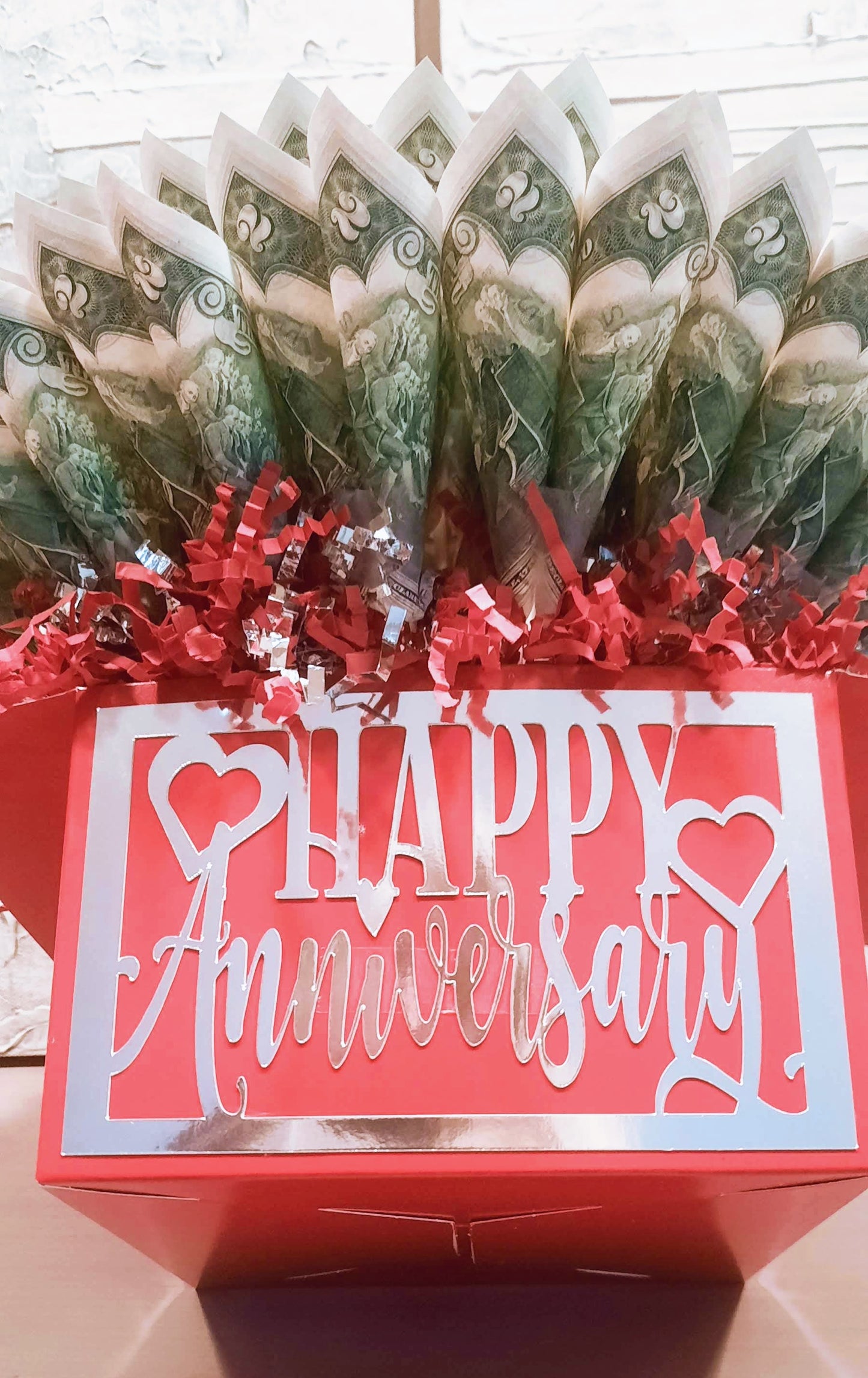 Happy Anniversary Money Bouquet