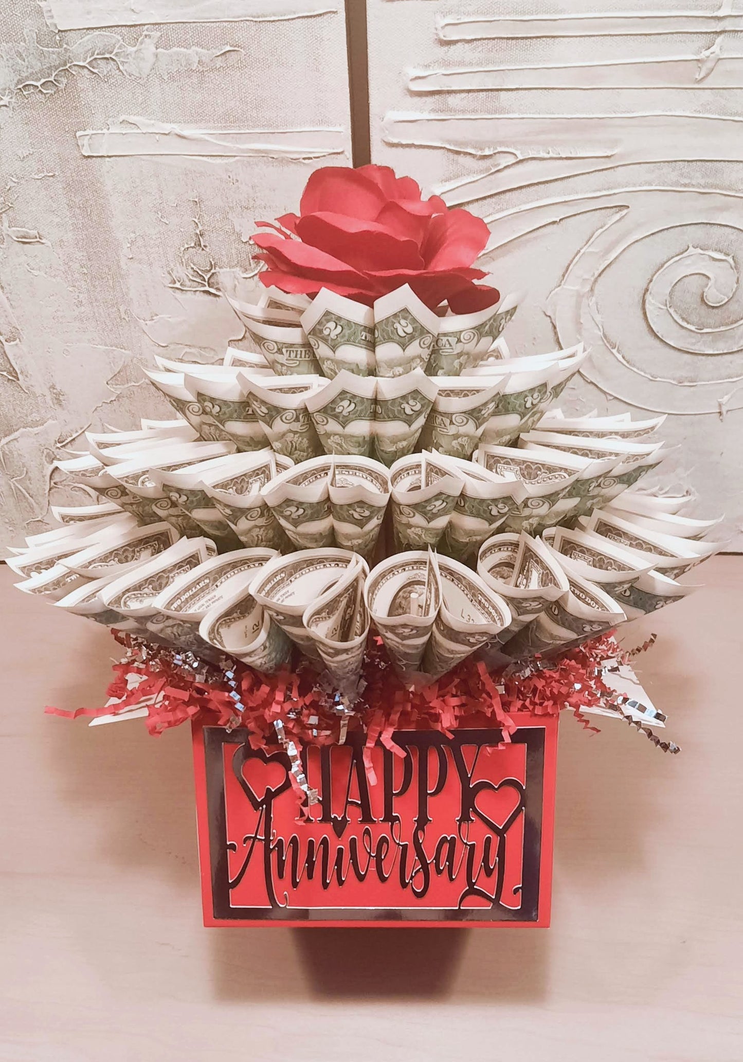 Happy Anniversary Money Bouquet
