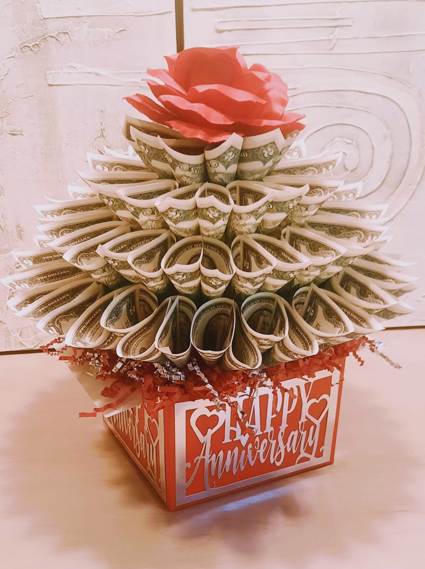 Happy Anniversary Money Bouquet
