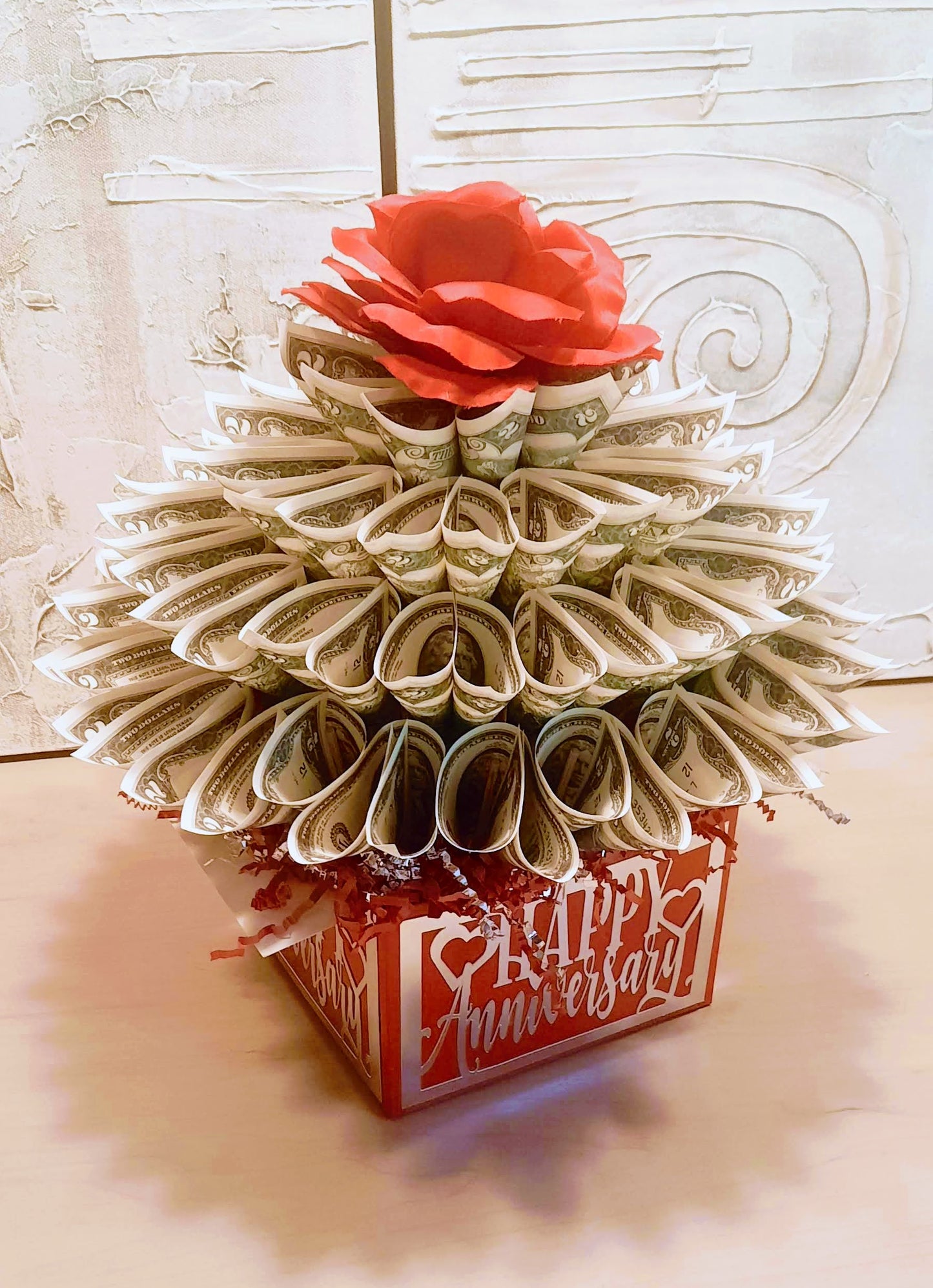 Happy Anniversary Money Bouquet