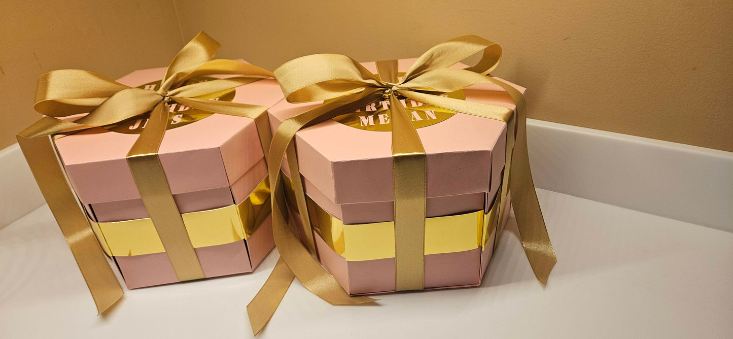 Pink Explosion Money Gift Box