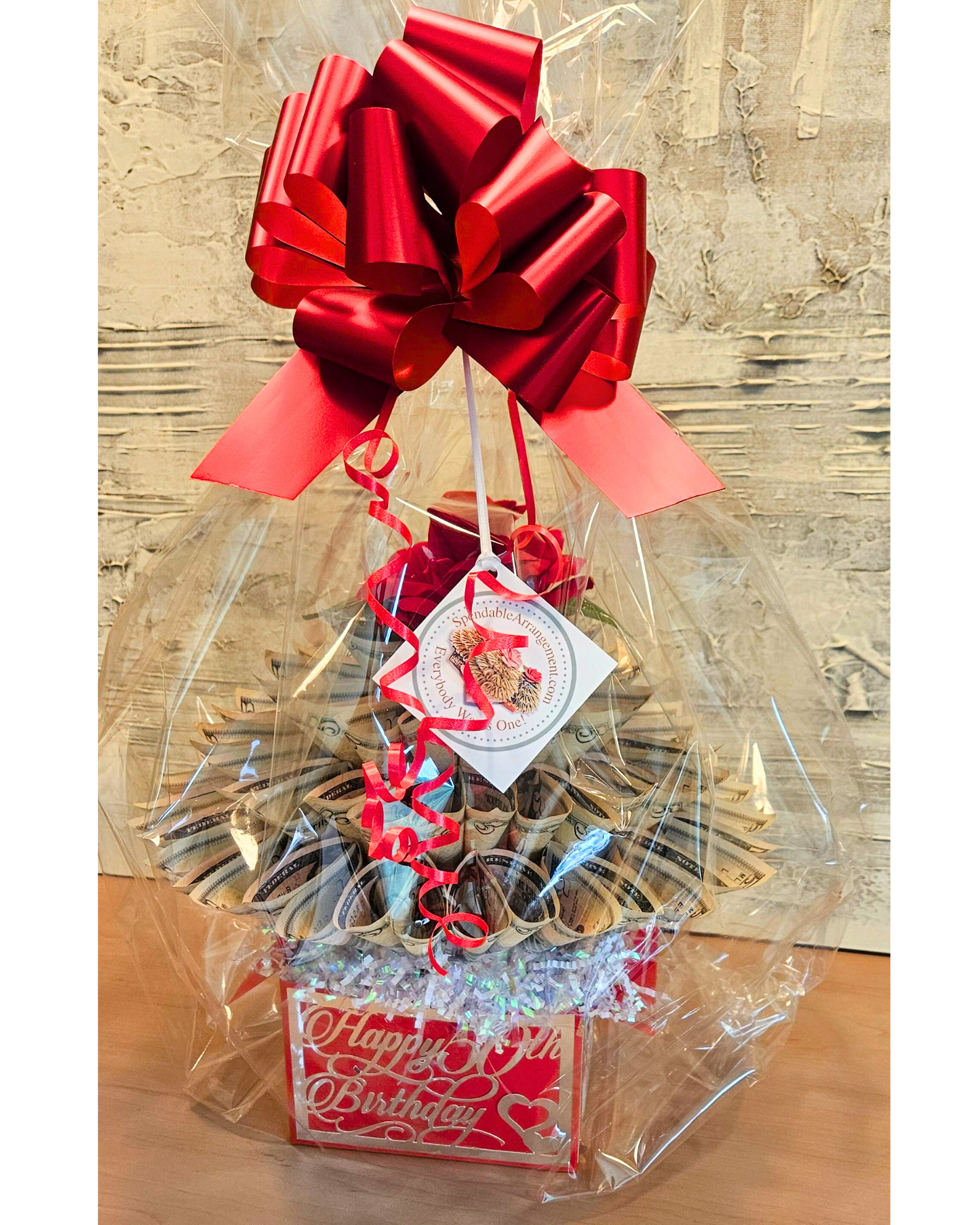 Birthday Money Bouquet With Age