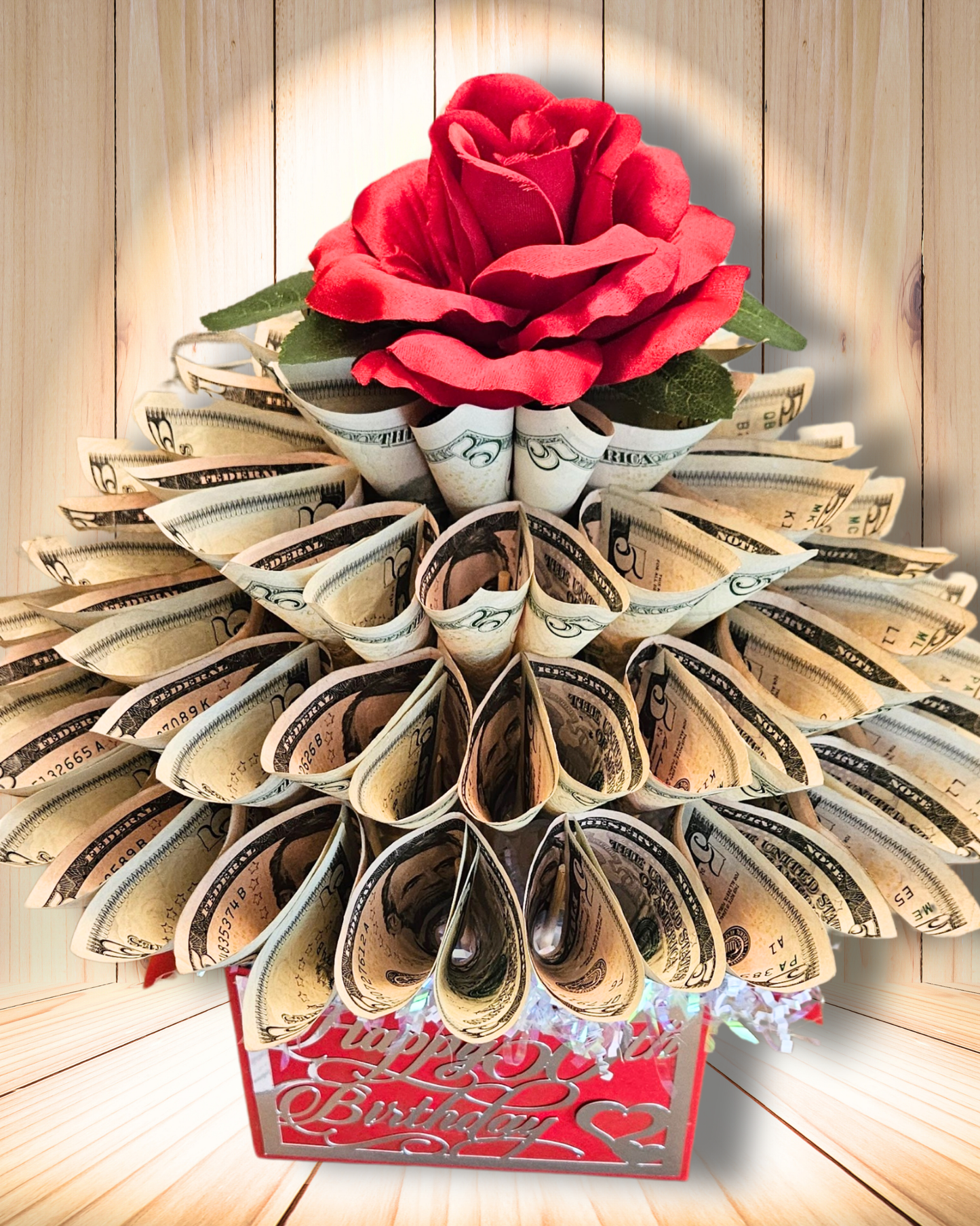 Birthday Money Bouquet With Age