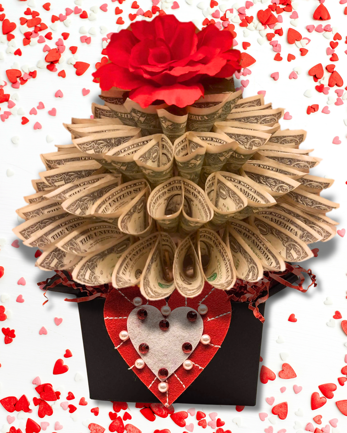 Valentine's Day Money Bouquet Gift for Him or Her