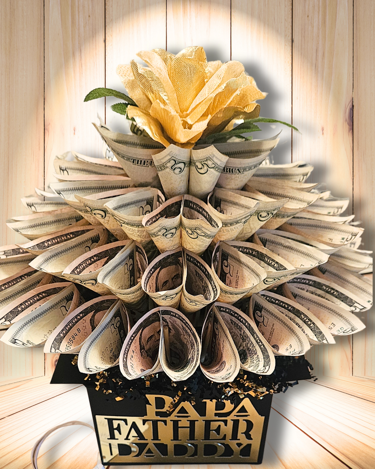 Father's Day Money Bouquet "Papa Father Daddy"