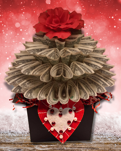 Valentine's Day Money Bouquet Gift for Him or Her