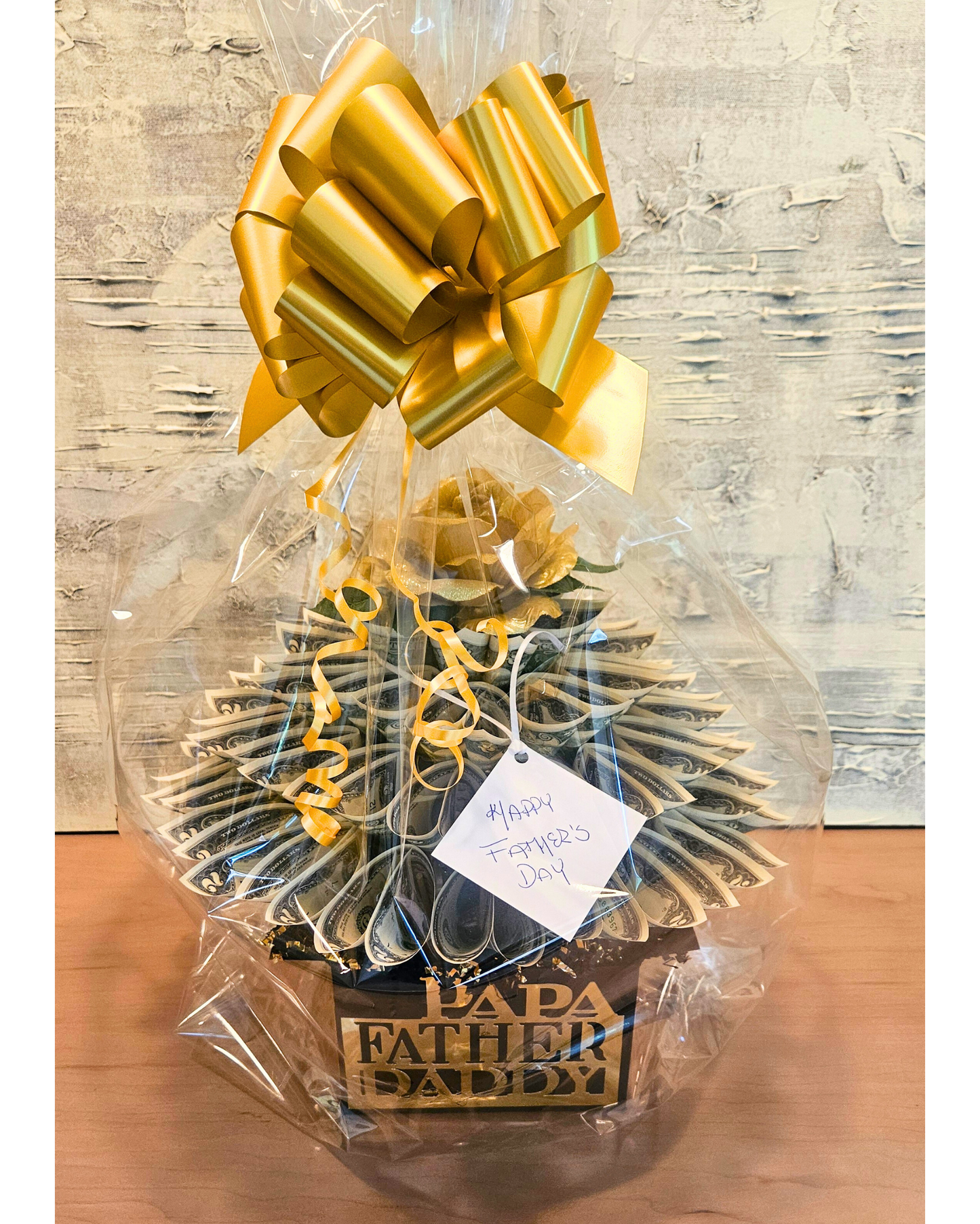 Father's Day Money Bouquet "Papa Father Daddy"