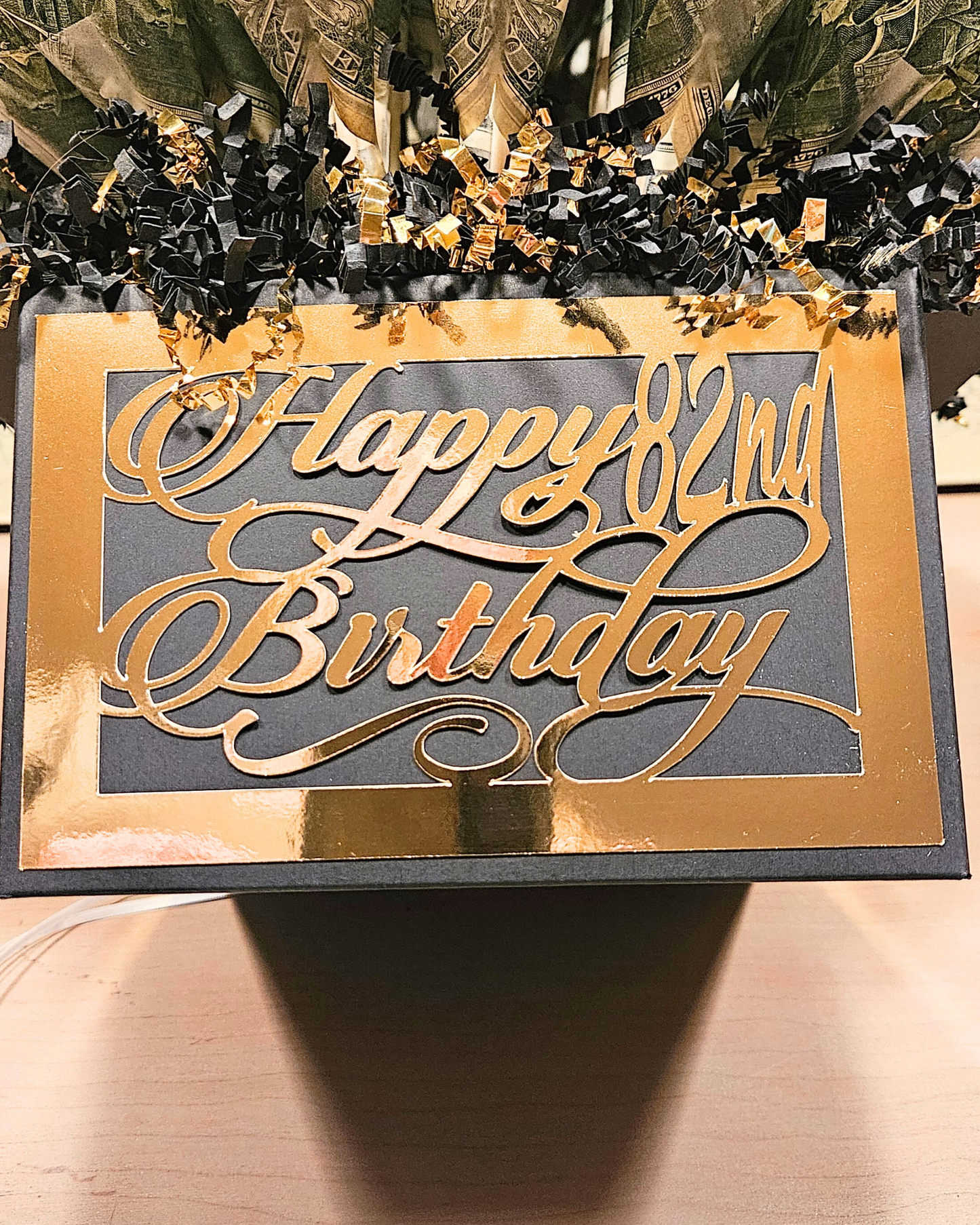 Birthday Money Bouquet With Age
