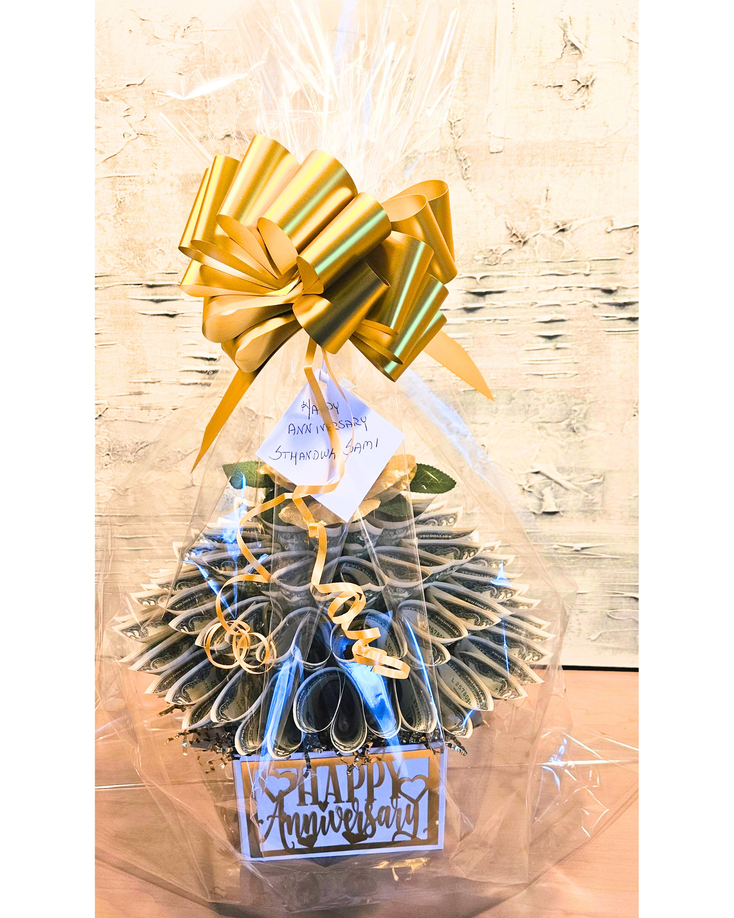 Happy Anniversary Money Bouquet