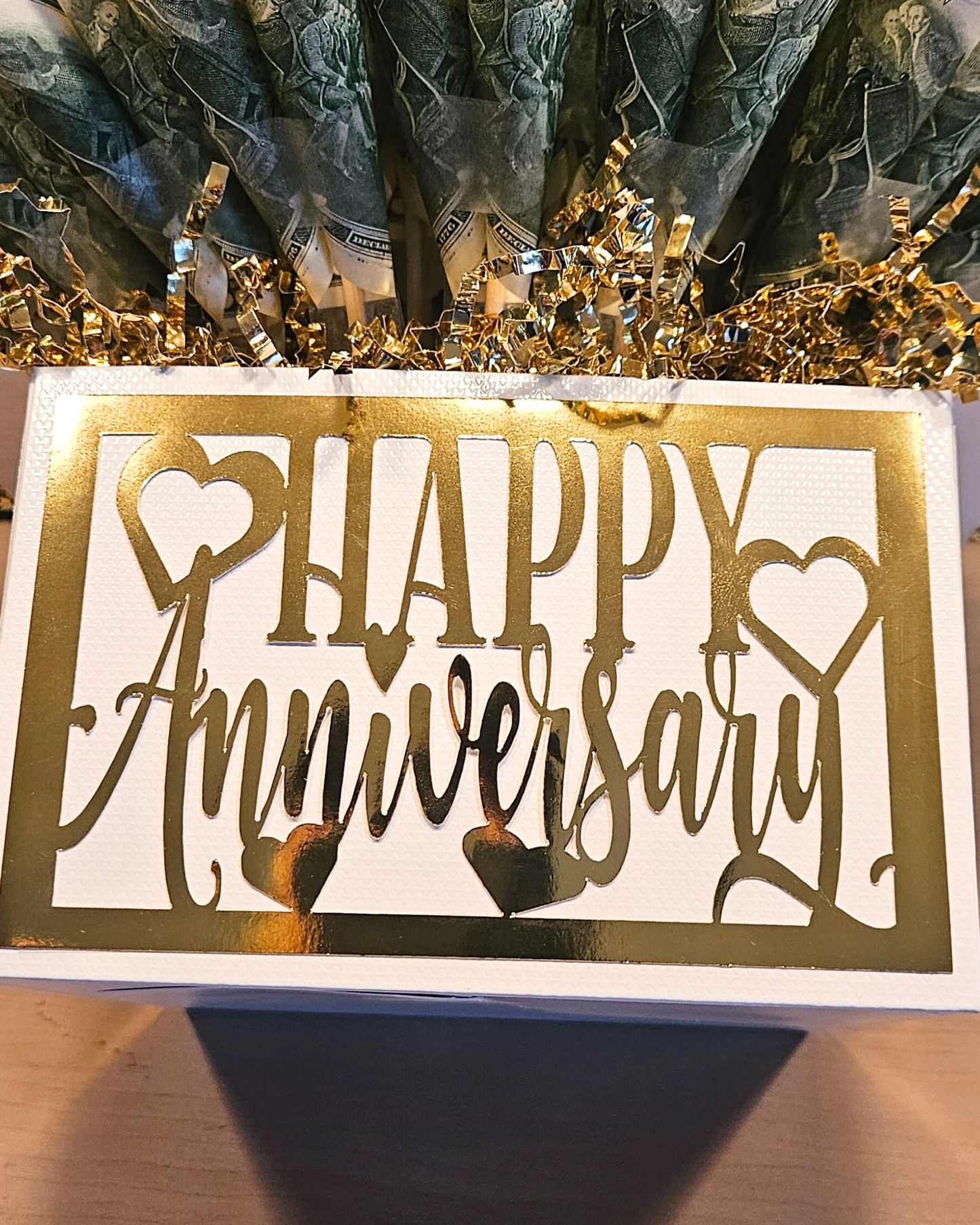 Happy Anniversary Money Bouquet
