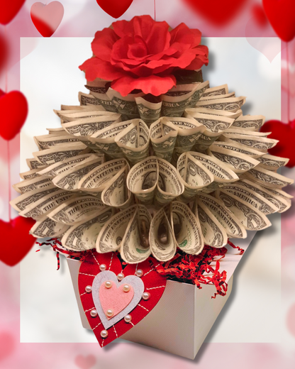 Valentine's Day Money Bouquet Gift for Him or Her