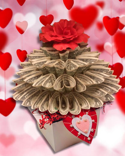 Valentine's Day Money Bouquet Gift for Him or Her
