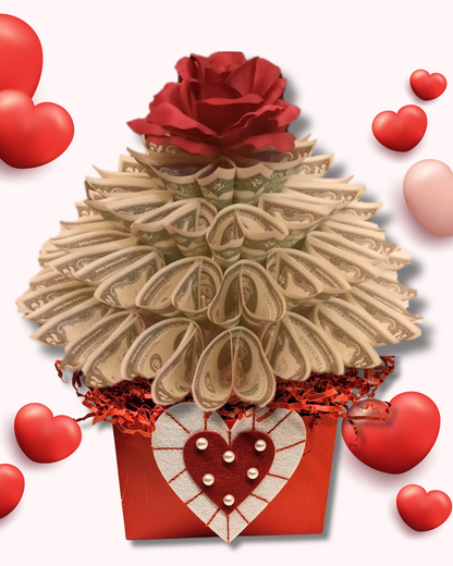Valentine's Day Money Bouquet Gift for Him or Her