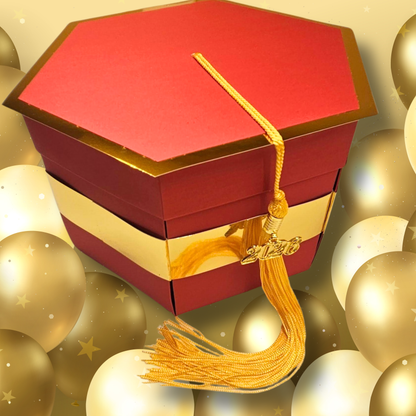Red Graduation Explosion Money Gift Box