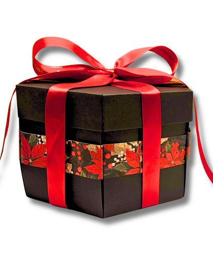 Poinsettia Christmas Explosion Money Gift Box