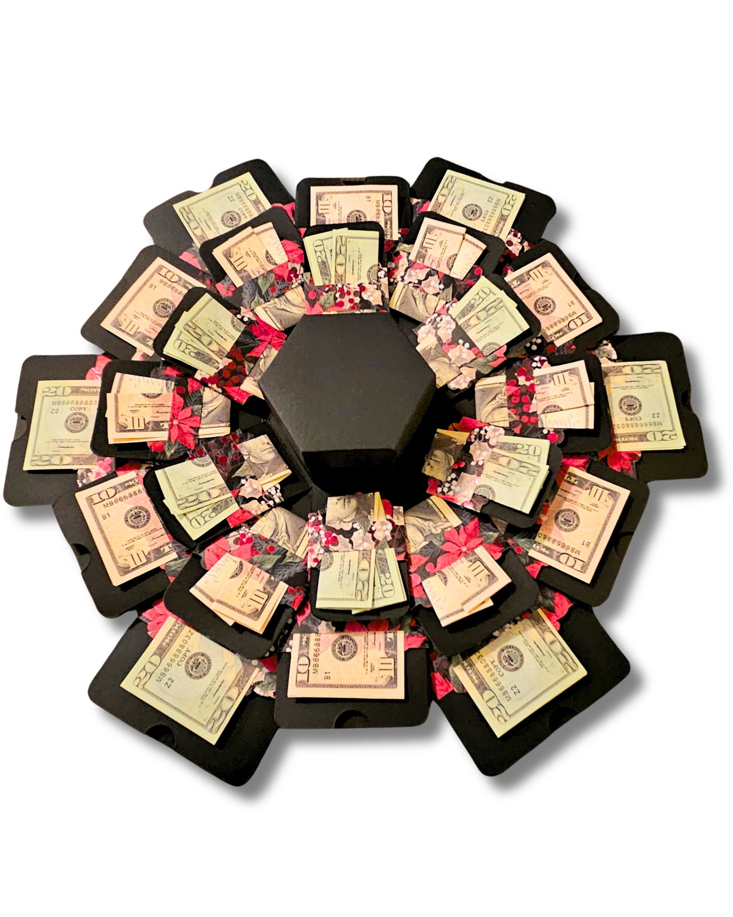 Make this holiday season one to remember with our Christmas Explosion Money Gift Box!