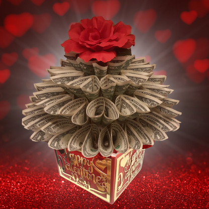 Valentine's Day Money Bouquet