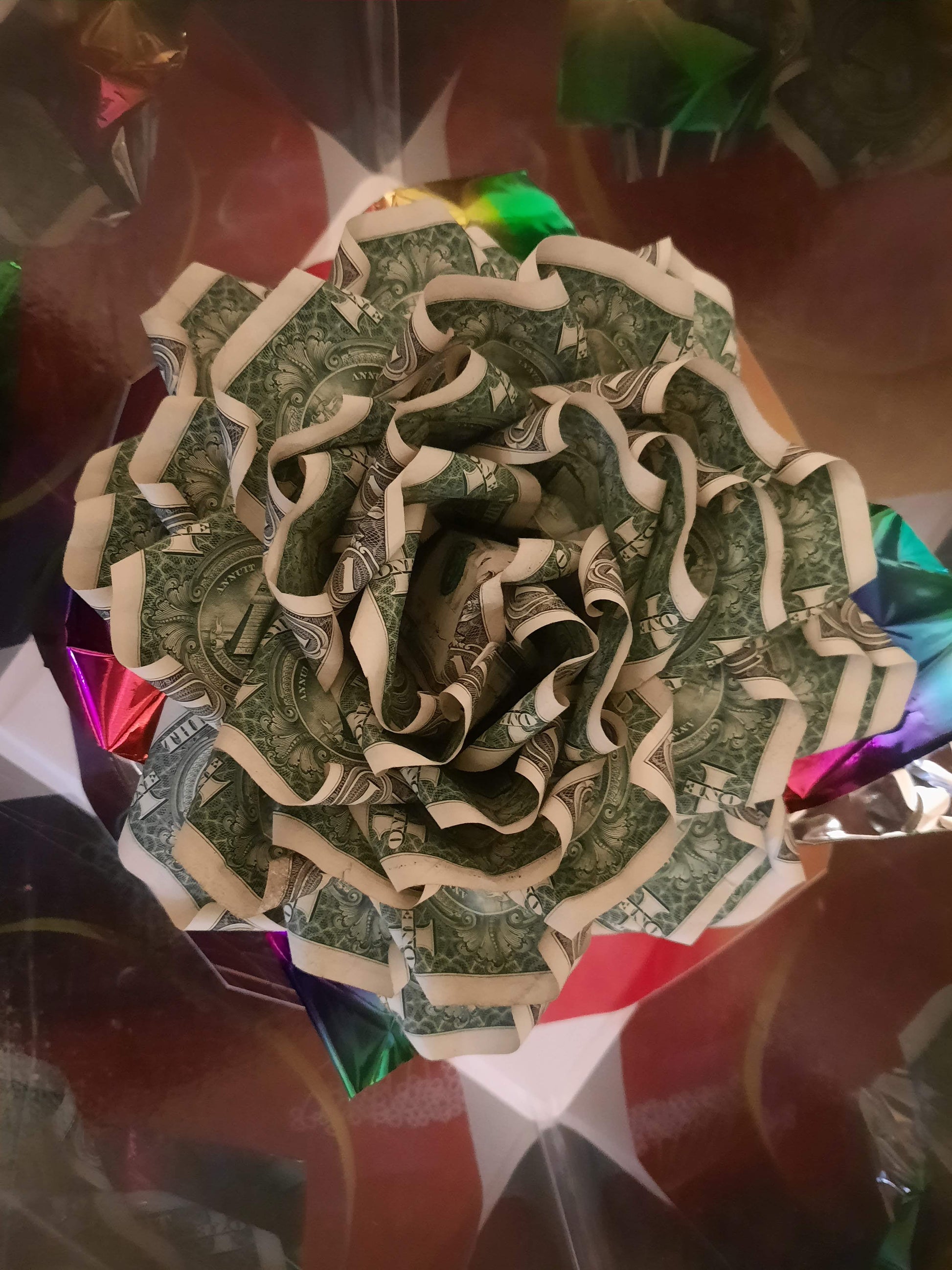 Huge Cash Rose by Spendable Arrangements