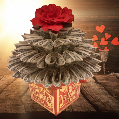 Valentine's Day Money Bouquet