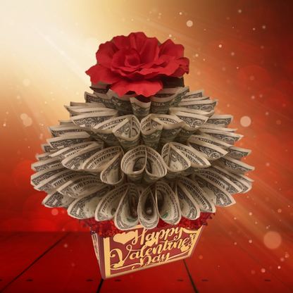 Valentine's Day Money Bouquet