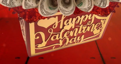 Valentine's Day Money Bouquet