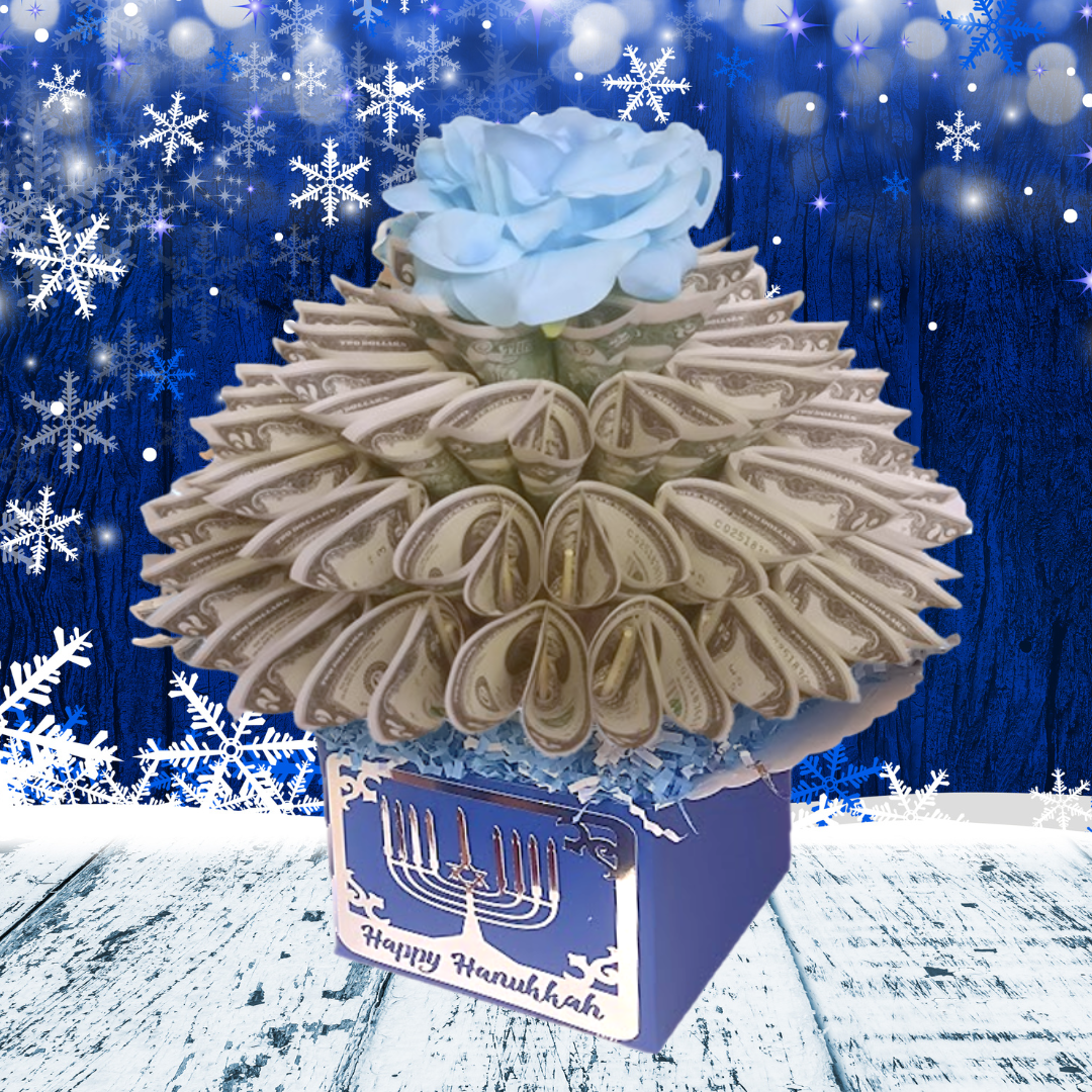 Hanukkah Money Bouquet by Spendable Arrangements