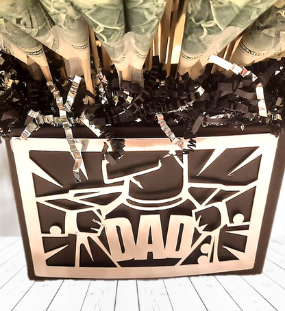 Super Hero Father's Day Real Money Bouquet - SpendableArrangements