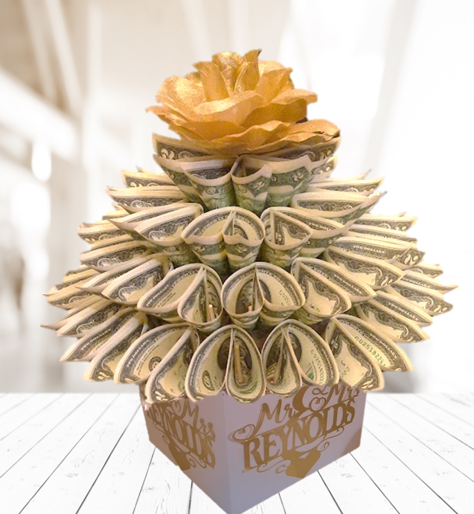 wedding money cake