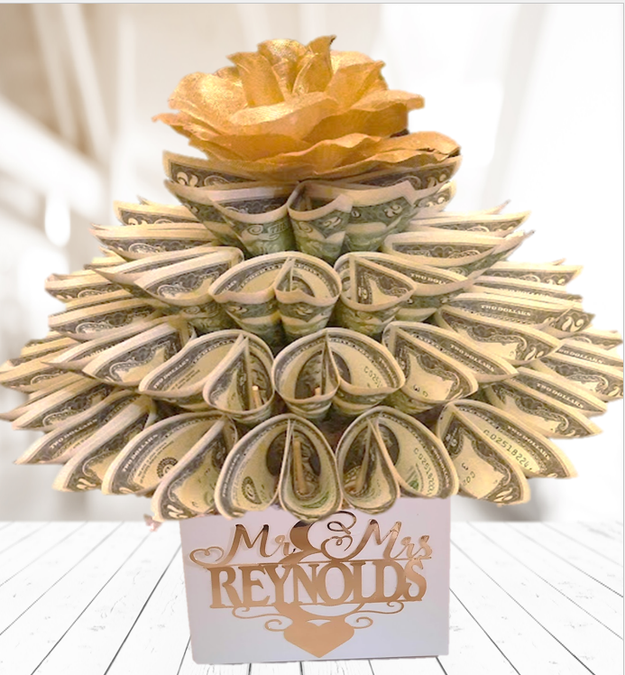 Money Gifts for Her  Money bouquet, Wedding design decoration