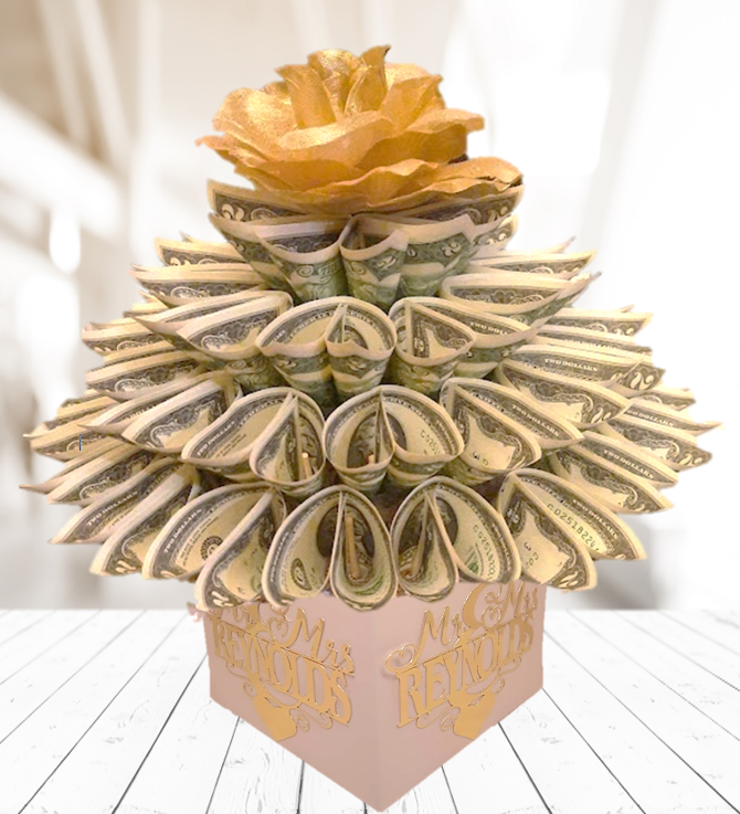 Wedding Gift Money Bouquet by Spendable Arrangements