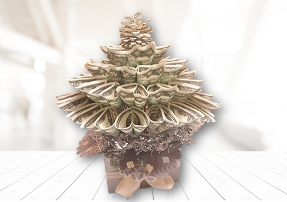 Spendable Arrangements Christmas silver money bouquet