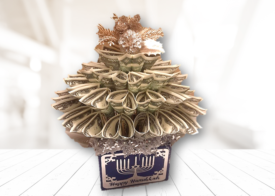 Hanukkah Money Bouquet by Spendable Arrangements