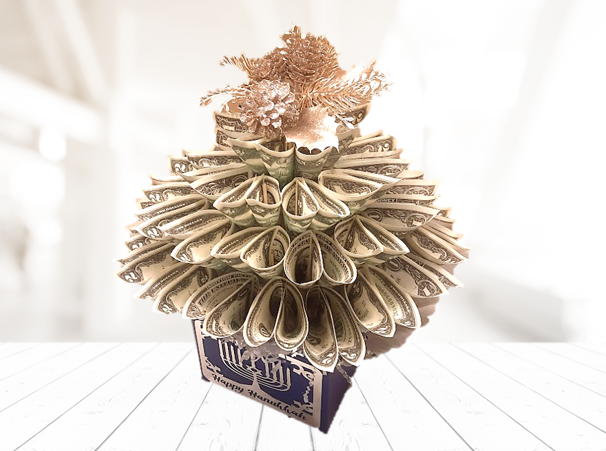 Hanukkah Money Bouquet by Spendable Arrangements