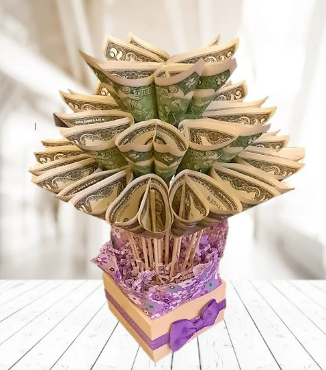 Lucky money tree by Spendable Arrangements