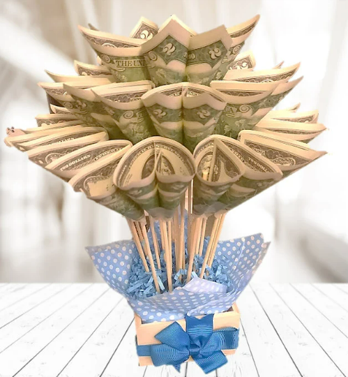 Real Money Bouquet Birthday Or Any Occasion by Spendable Arrangements